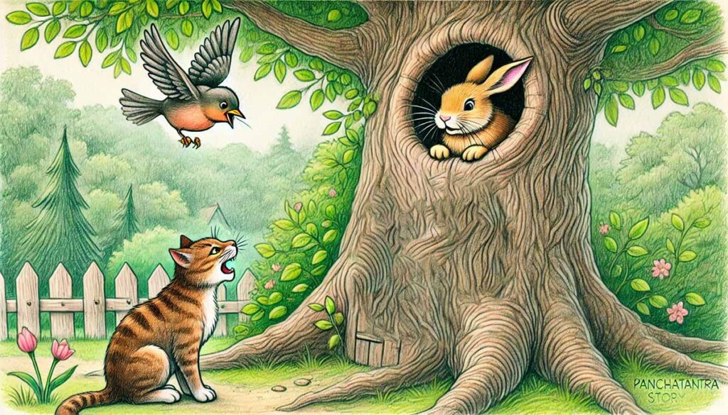 The Cat, Bird, and Hare