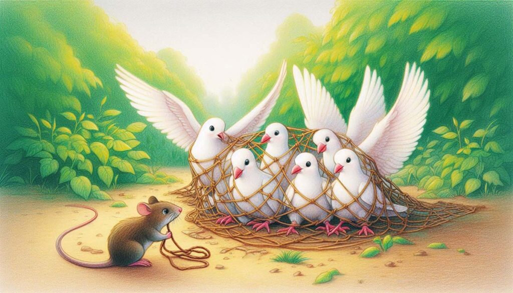 The Doves and Mouse