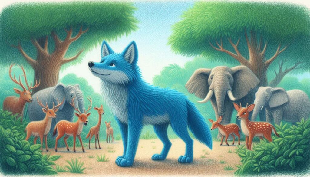 The blue jackal